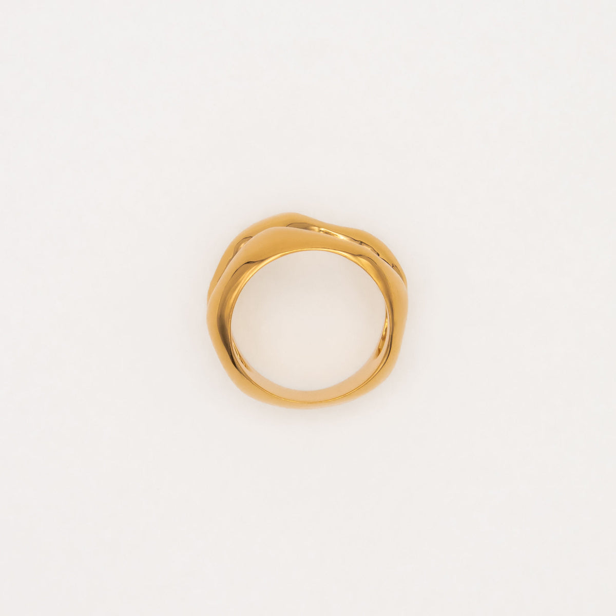 Duas Gold Plated Ring
