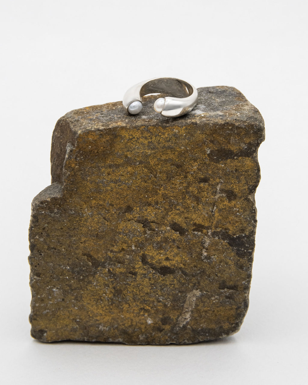 Encontro Silver Ring w. Freshwater Pearl