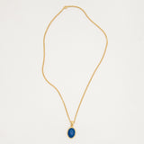 Figura Gold Plated Necklace w. Agate