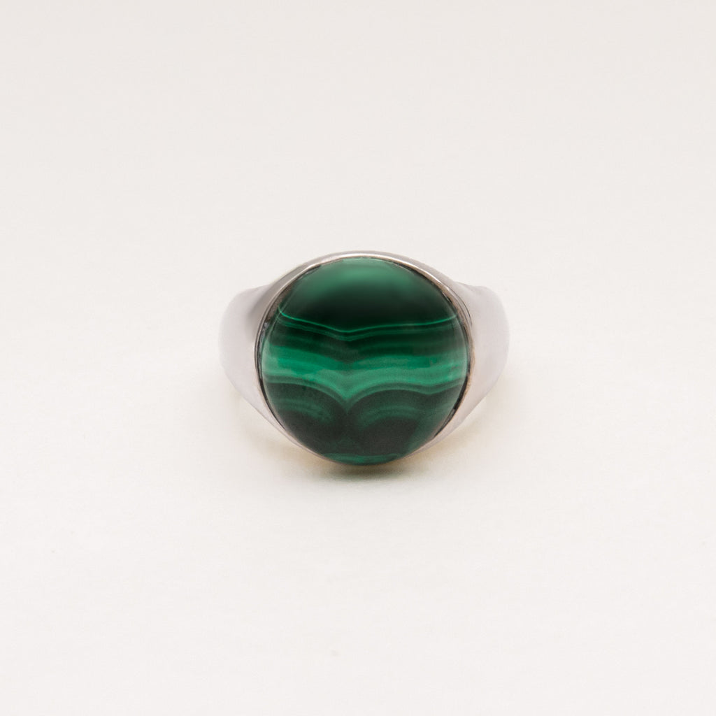 Figura Silver Ring w. Malachite
