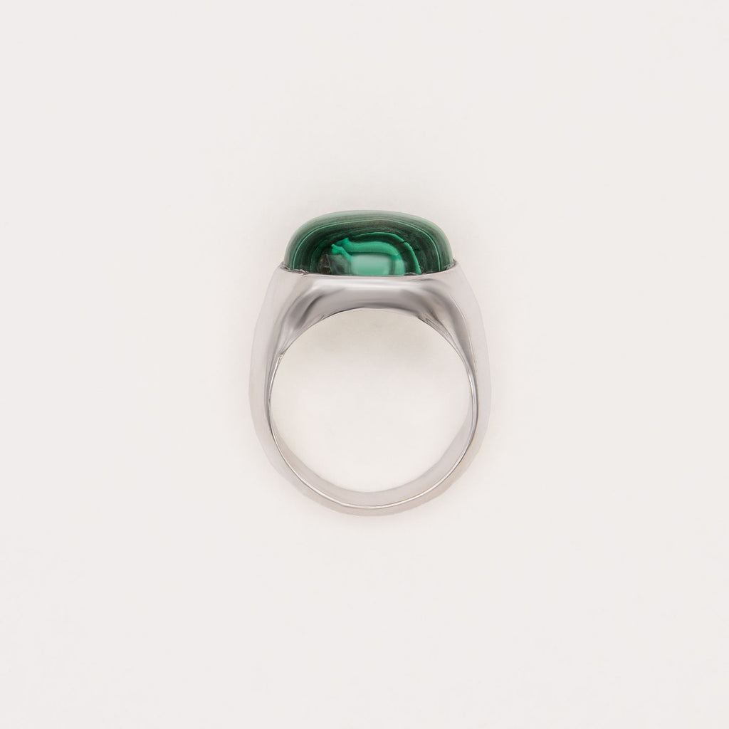 Figura Silver Ring w. Malachite
