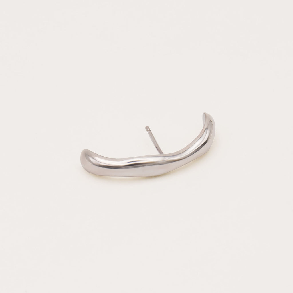 Formas Silver Earring Ear Cuff