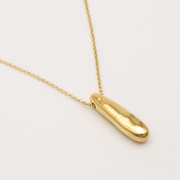 Manaca Large Gold Plated Necklace
