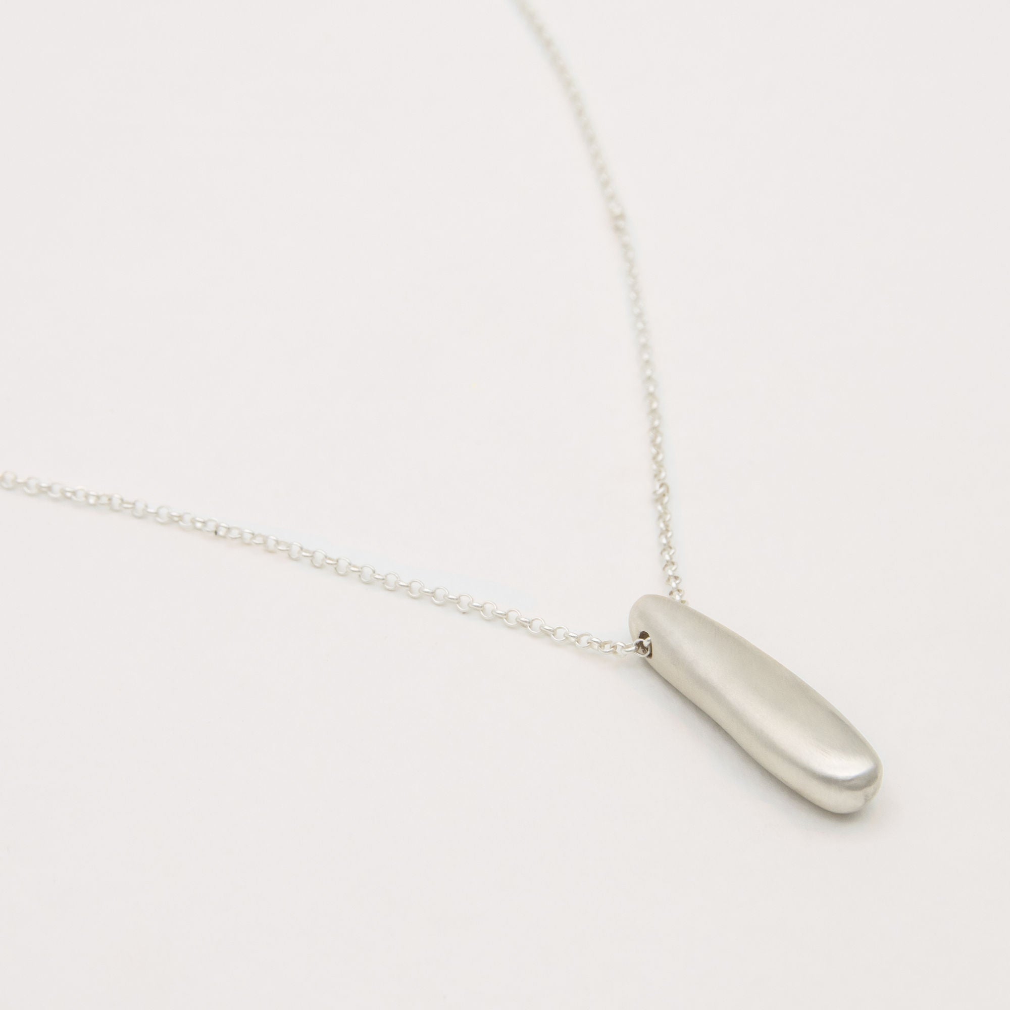 Manaca Large Silver Necklace
