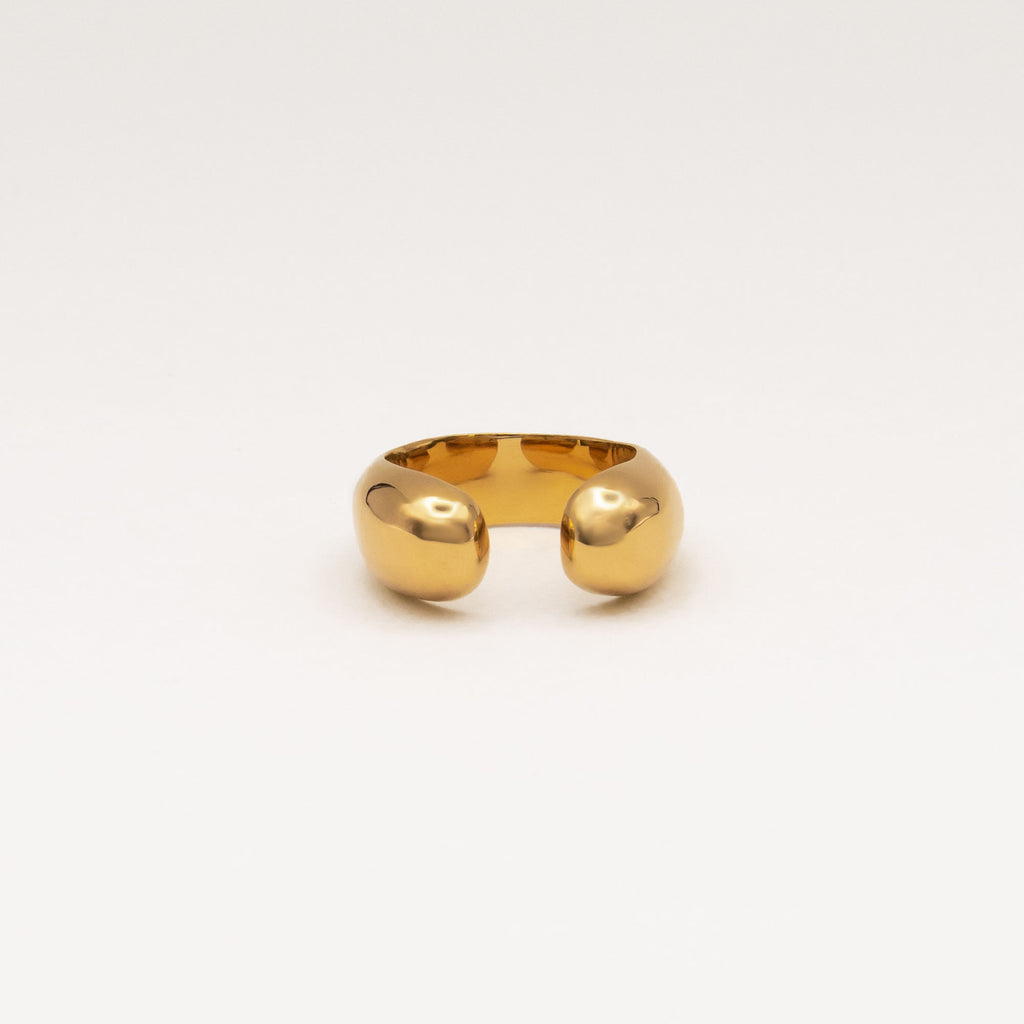 Maré Gold Plated Ring