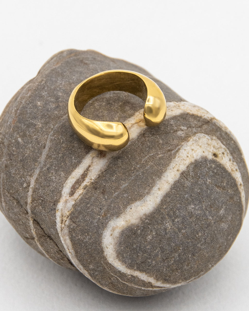 Maré Gold Plated Ring