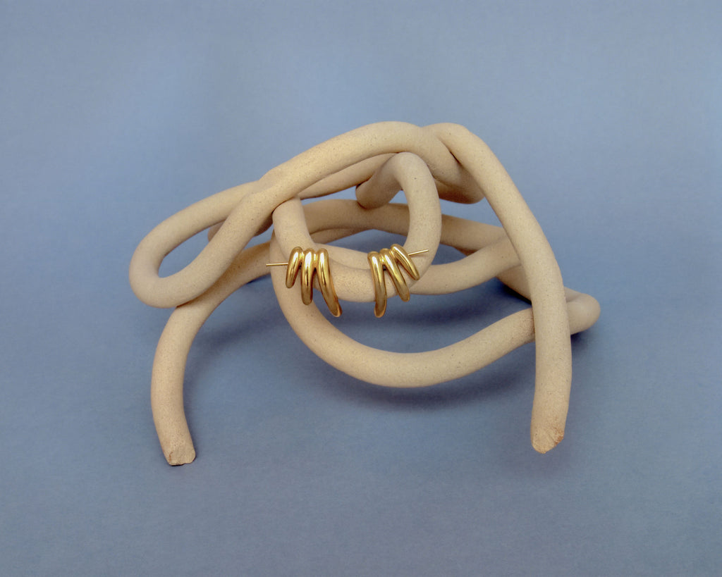 Selva Gold Plated Earrings