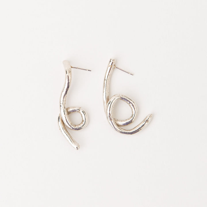Alga Silver Earrings