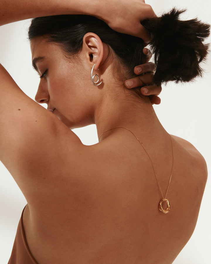 Alga Silver Earrings