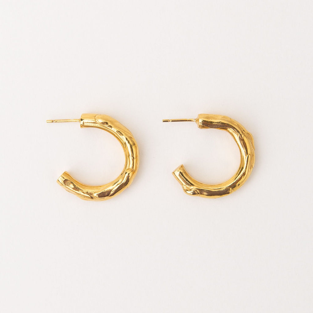 Maresia S Gold Plated hoops