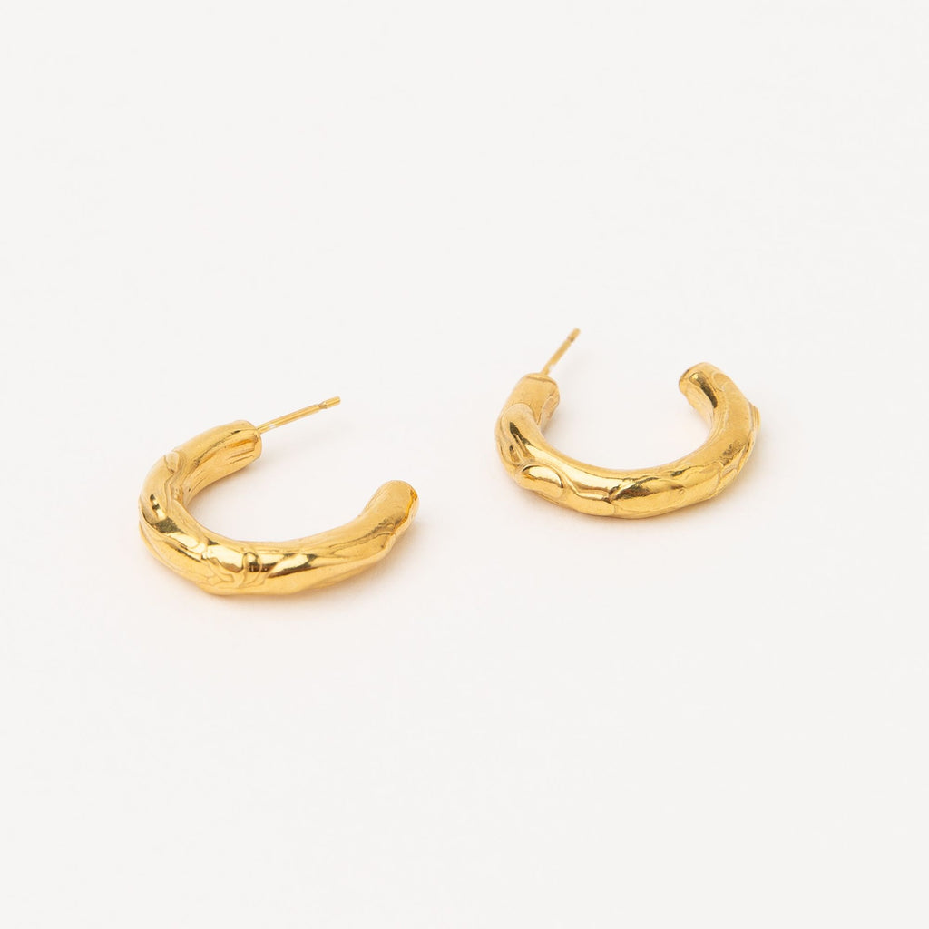 Maresia S Gold Plated hoops