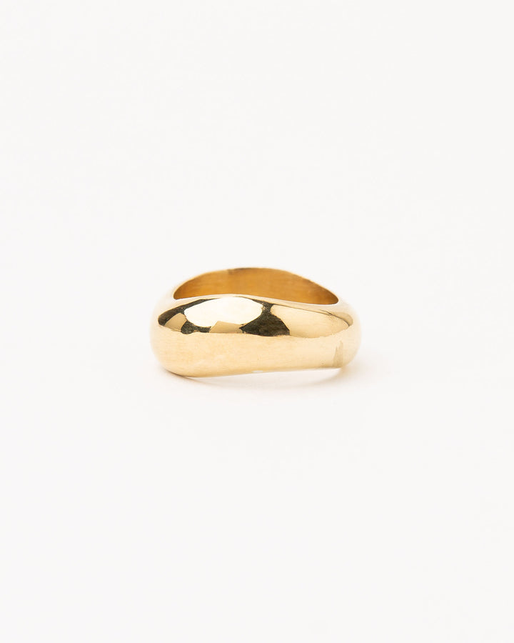 Onda M Gold Plated Ring