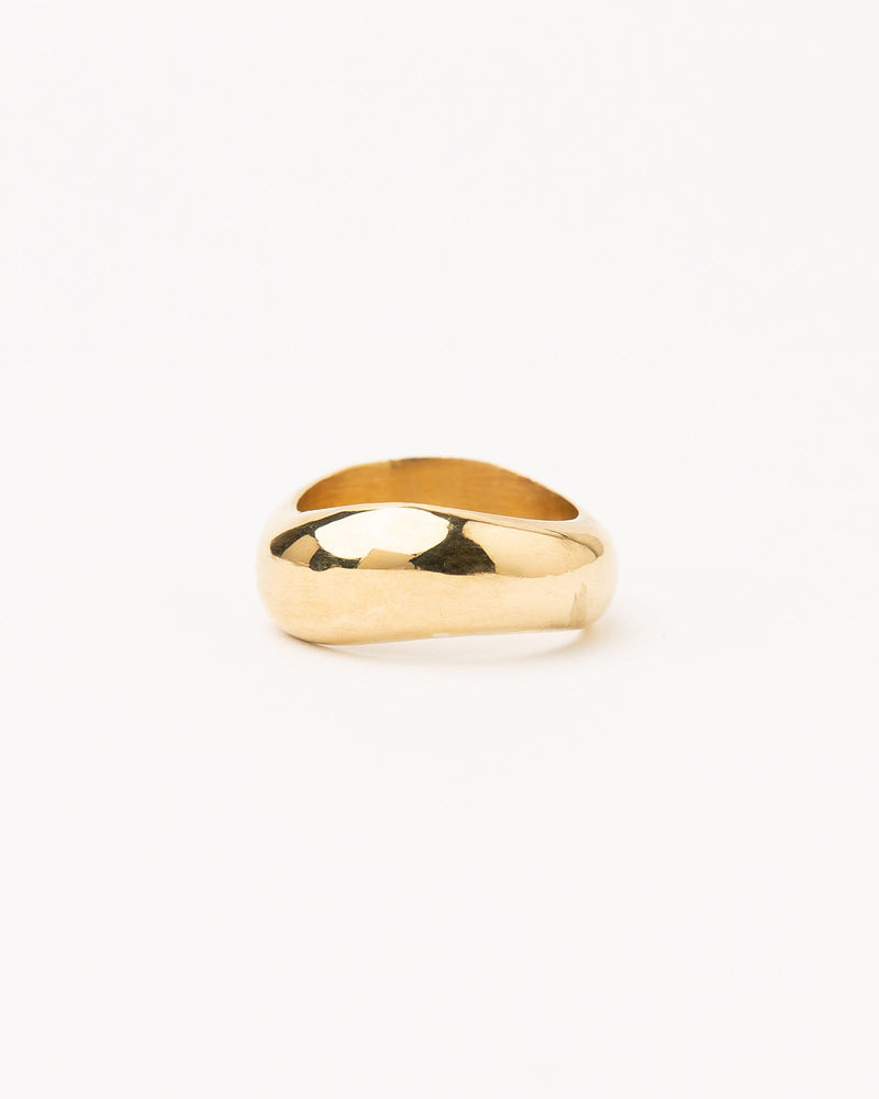 Onda M Gold Plated Ring
