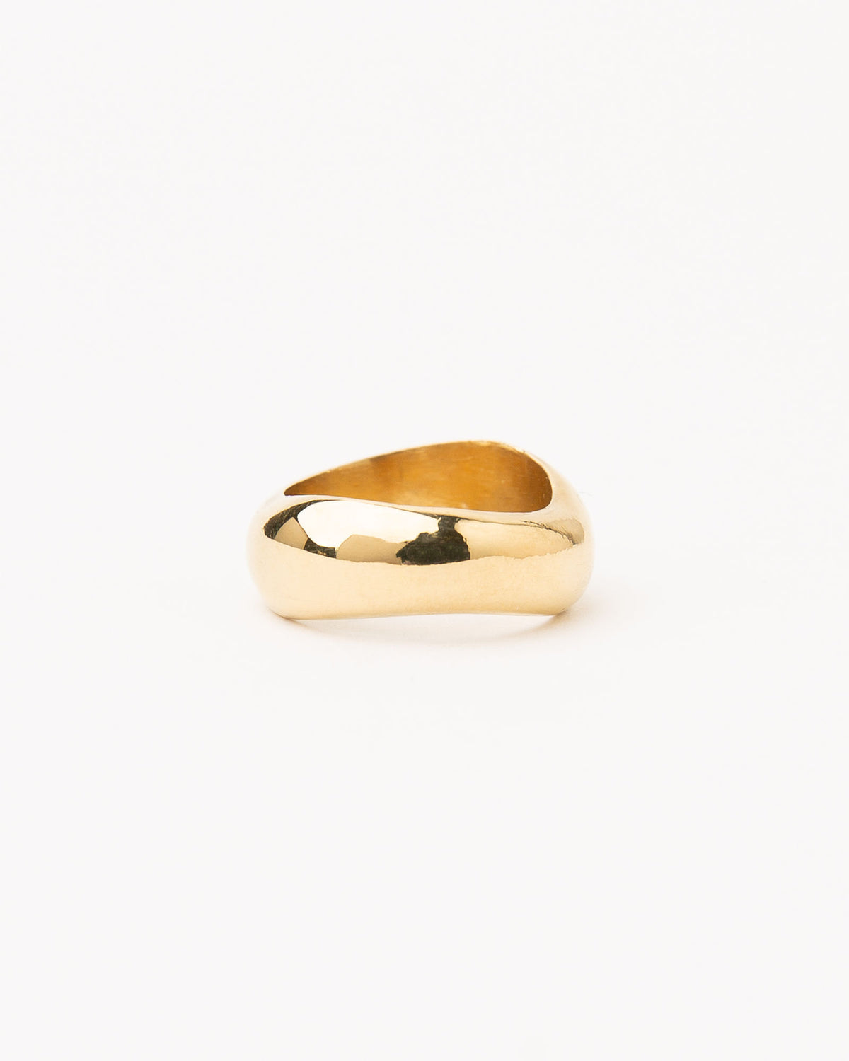 Onda M Forgyldt Ring