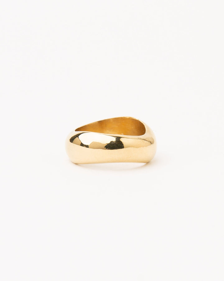 Onda M Gold Plated Ring