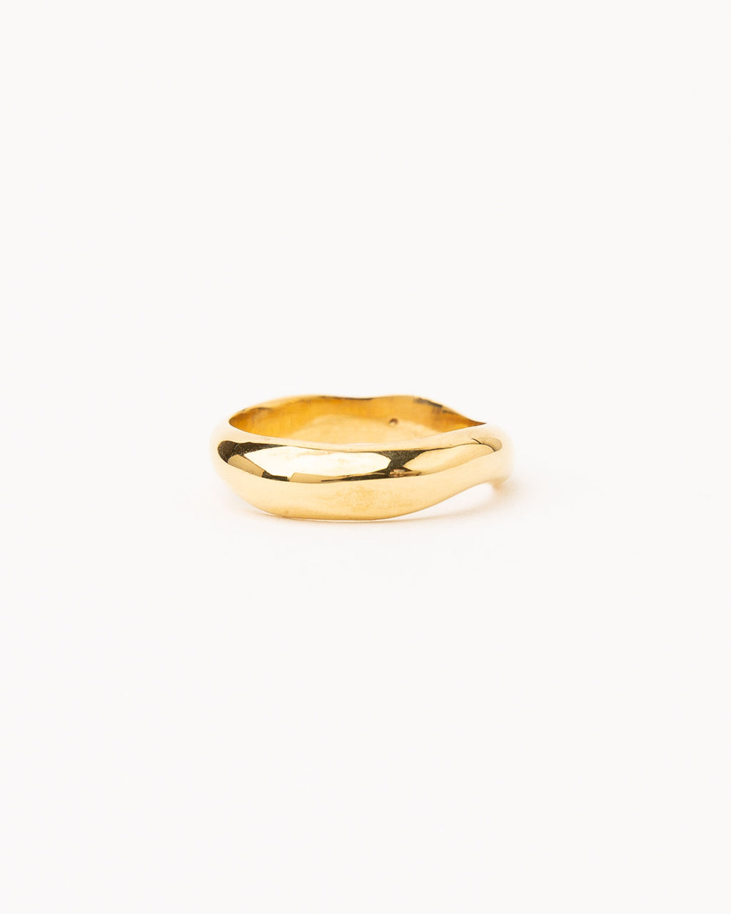 Onda S Gold Plated Ring