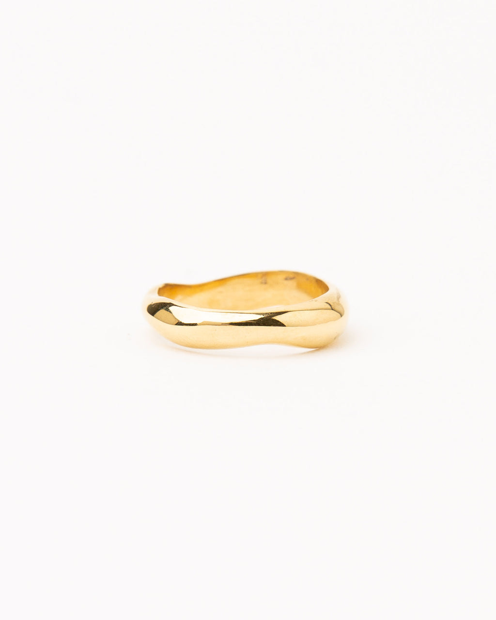 Onda S Gold Plated Ring