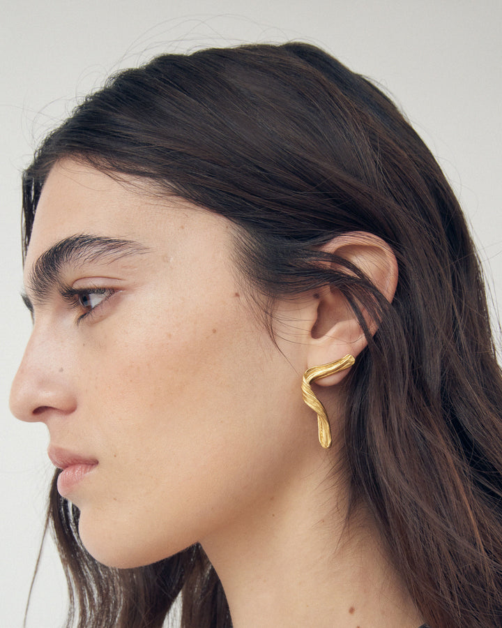 Cumaru  Gold Plated Earrings