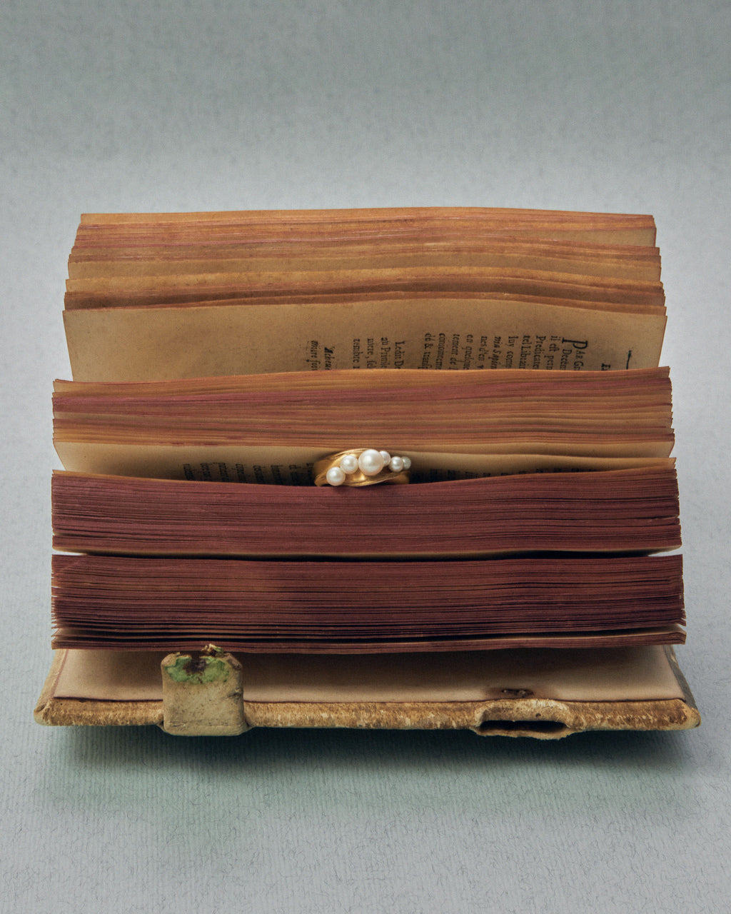 Inga Gold Plated Ring w. Freshwater Pearls