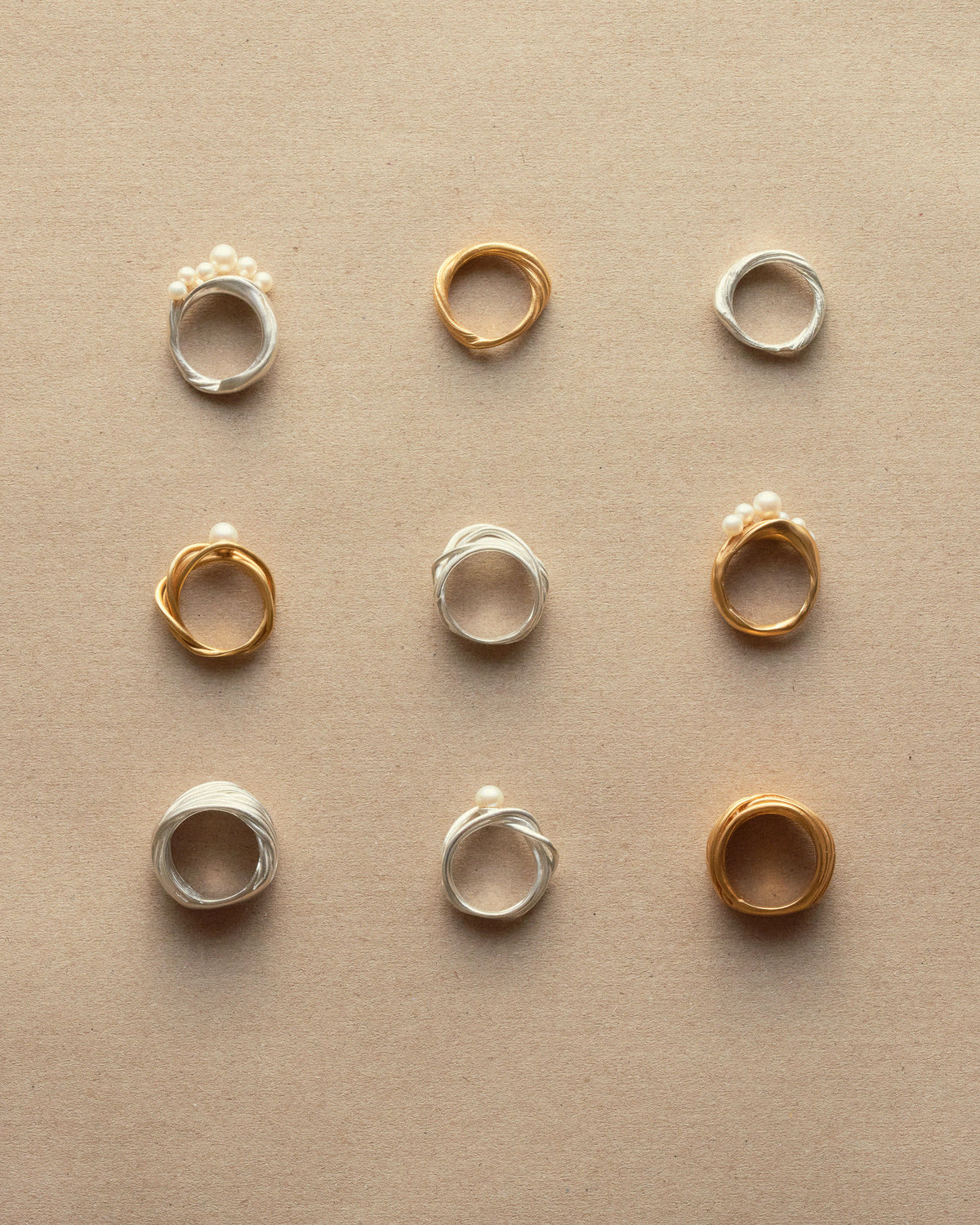 Liana L Gold Plated Ring