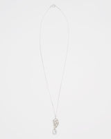 Perola Cumaru Silver Necklace w. Baroque Pearl