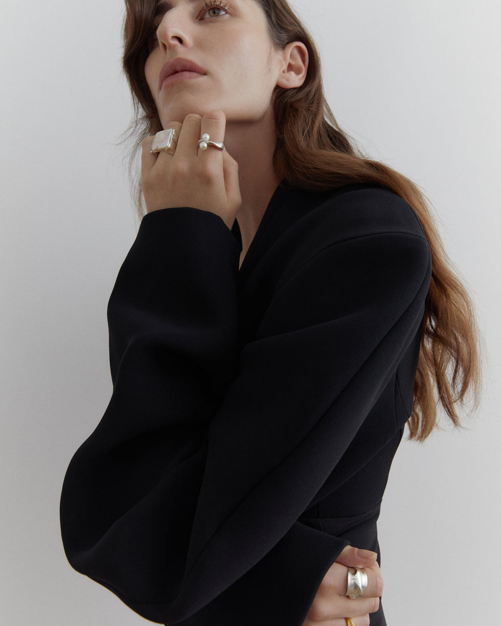 Enlace Forgyldt Ring m. Ferskvandsperler