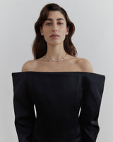 Trama Sølv Choker Halskæde