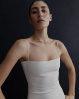 Trama Forgyldt Choker Halskæde