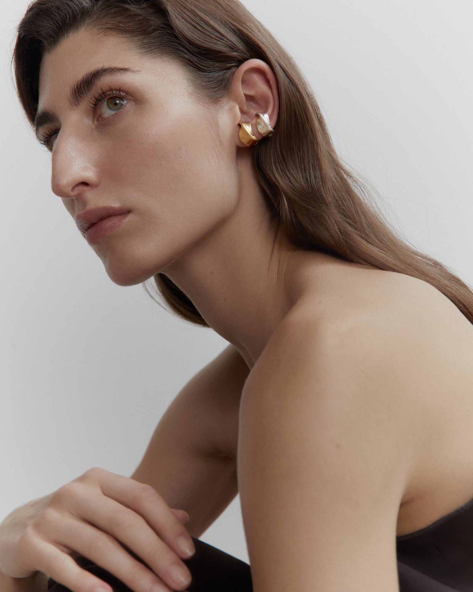 Volta Silver Ear Cuff