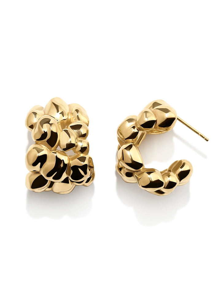 Bubble Vermeil Earrings