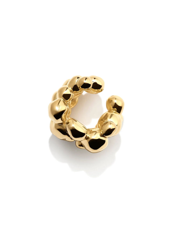 Bubble Vermeil Ear Cuff