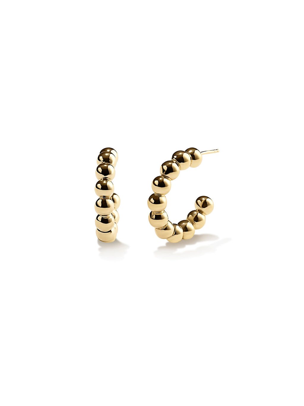 Bubble 18K Gold Plated Hoops