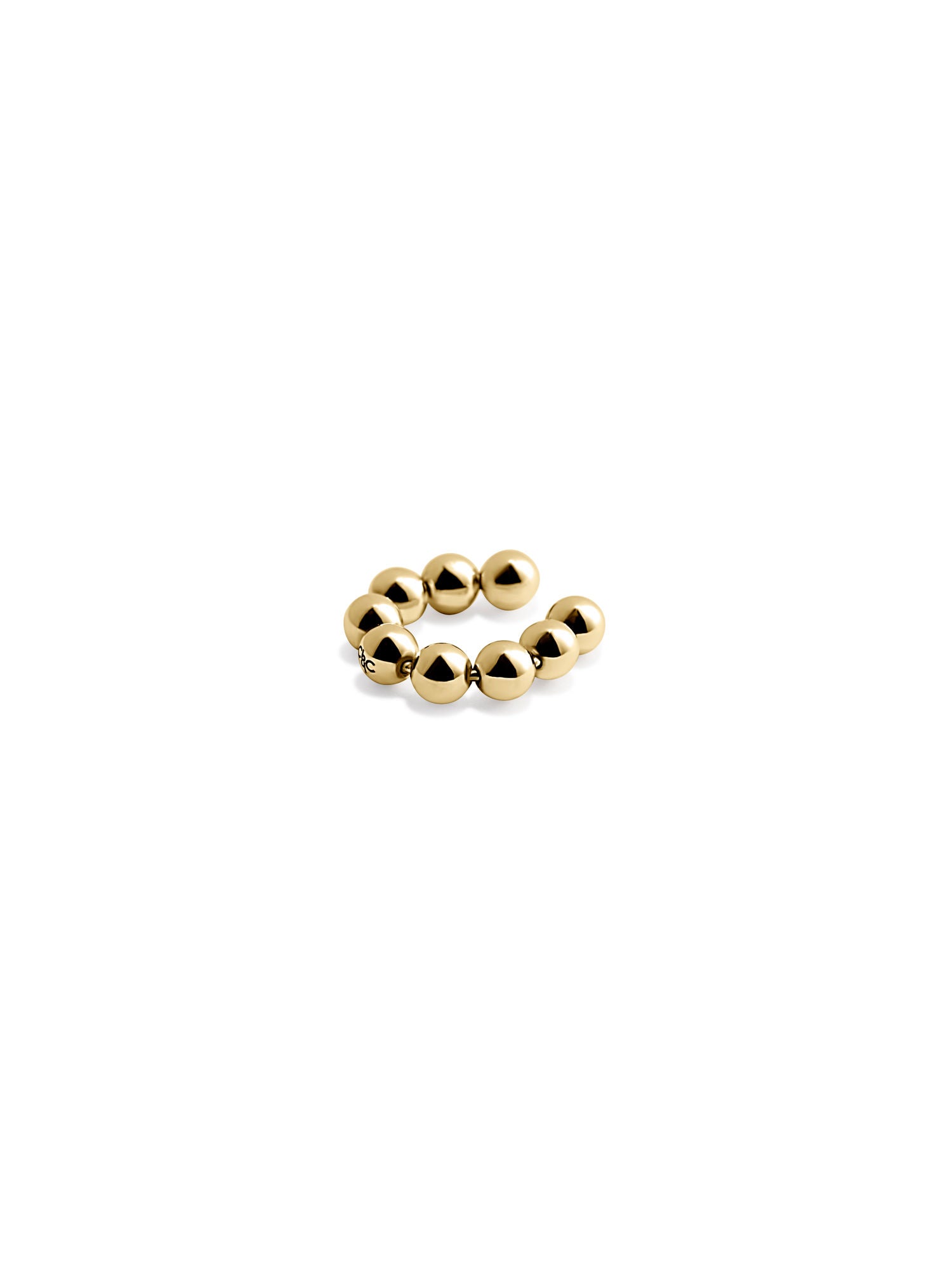 Bubble 18K Gold Plated Ear Cuff