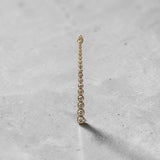 Poise Cascade 14K Gold Grande Earrings w. Lab-Grown Diamonds