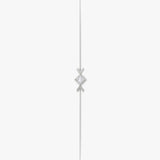 Arrow 14K Whitegold Bracelet w. Lab-Grown Diamond
