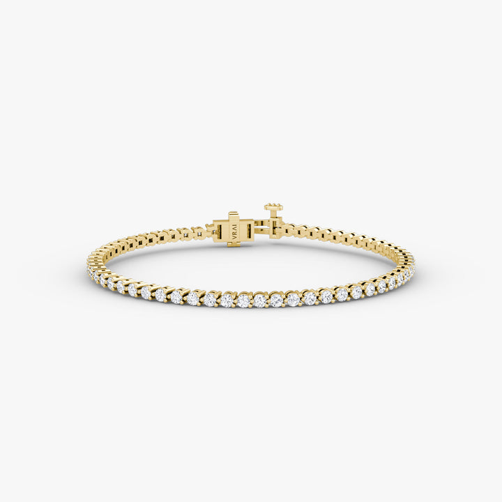 Petite Tennis 14K Guld Tennisarmbånd m, Lab-Grown Diamant