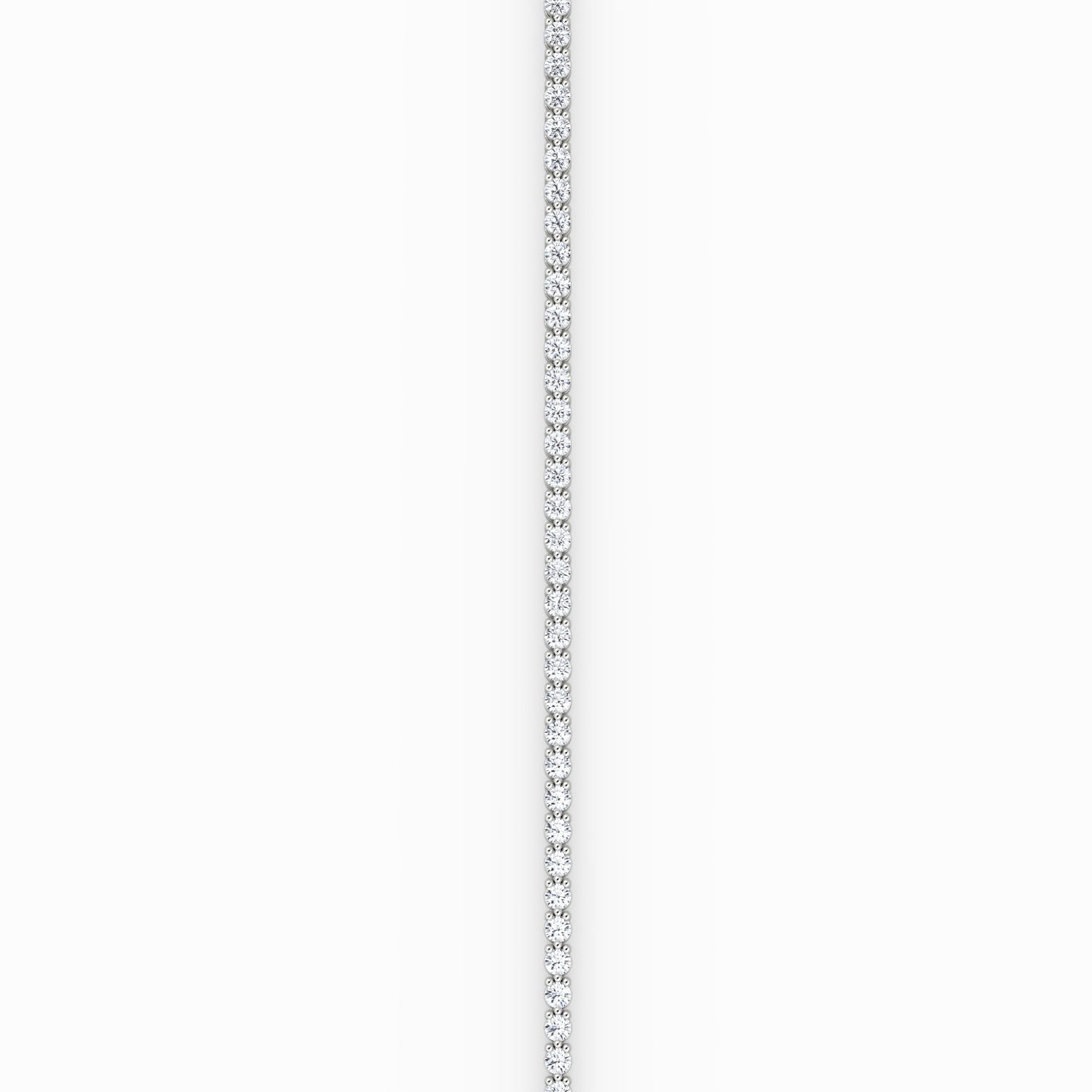 Petite Tennis 14K Whitegold Tennis Bracelet w. Lab-Grown Diamond