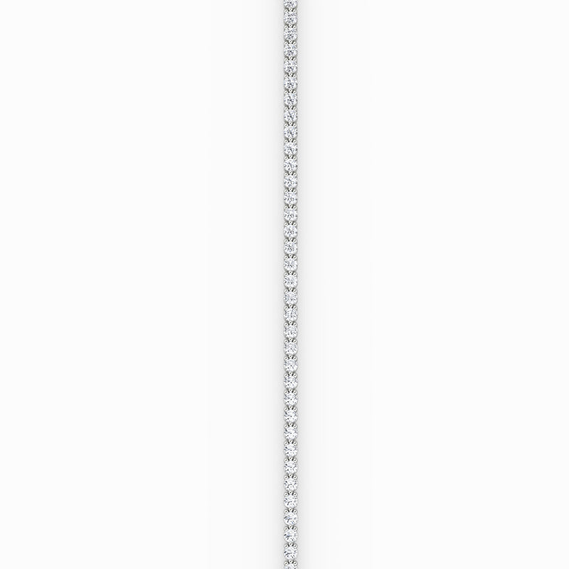Petite Tennis 14K Whitegold Tennis Bracelet w. Lab-Grown Diamond