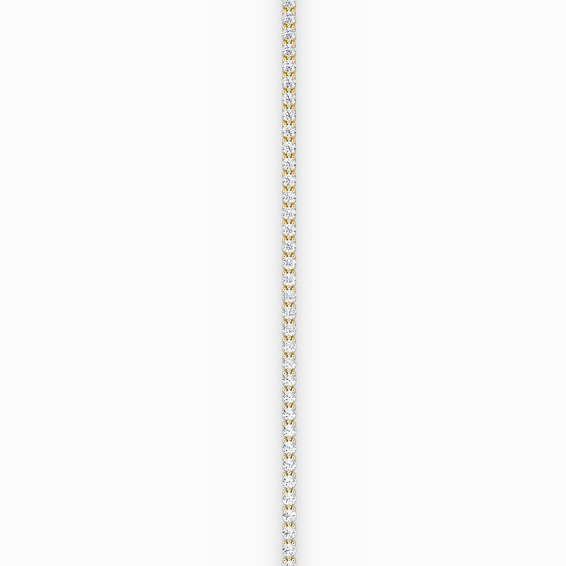 Petite Tennis 14K Gold Tennis Bracelet w. Lab-Grown Diamond
