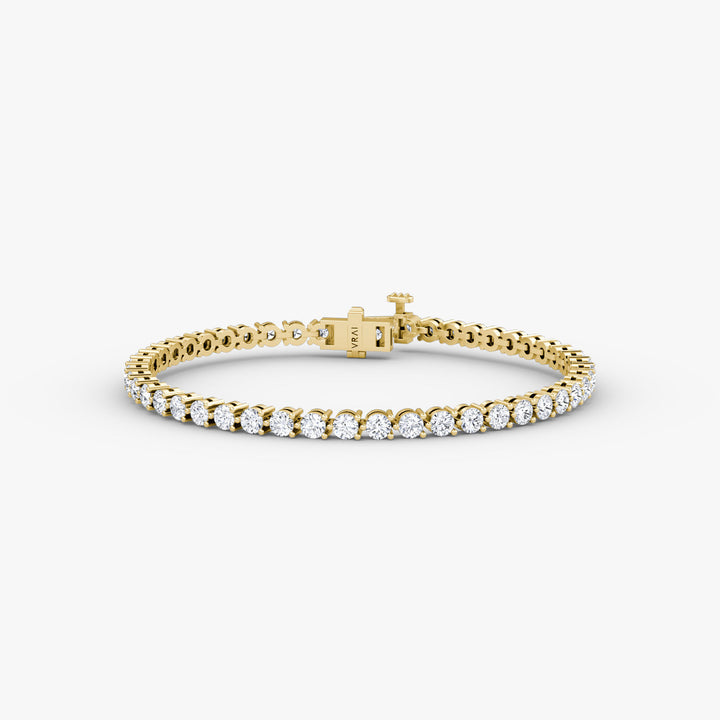 Medium Tennis 14K Guld Tennisarmbånd m. Lab-Grown Diamant