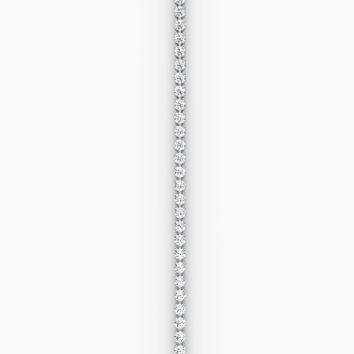 Medium Tennis 14K Whitegold Tennis Bracelet w. Lab-Grown Diamond