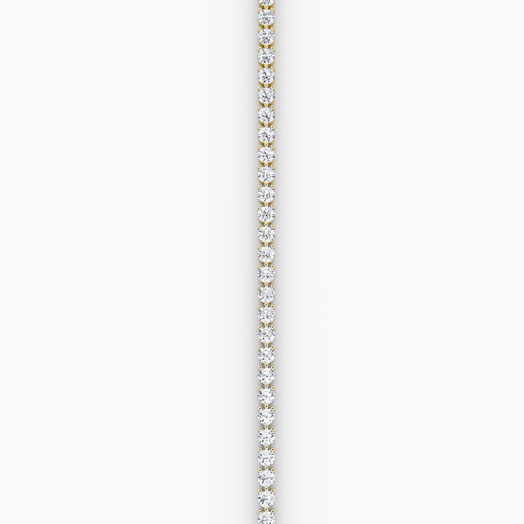 Medium Tennis 14K Gold Tennis Bracelet w. Lab-Grown Diamond