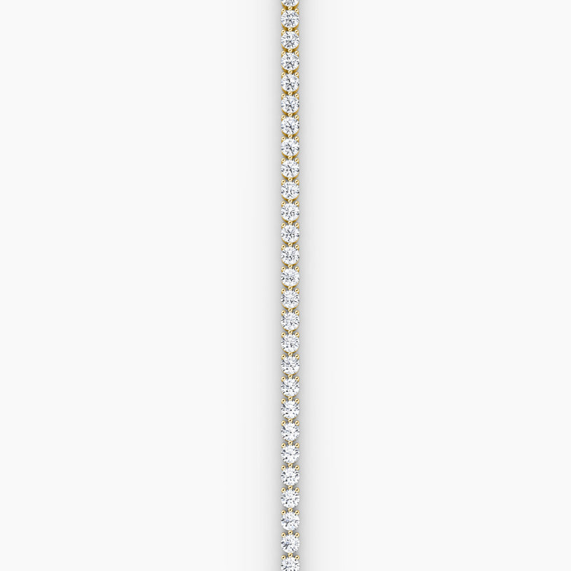 Medium Tennis 14K Gold Tennis Bracelet w. Lab-Grown Diamond