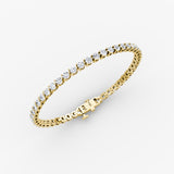 Medium Tennis 14K Gold Tennis Bracelet w. Lab-Grown Diamond