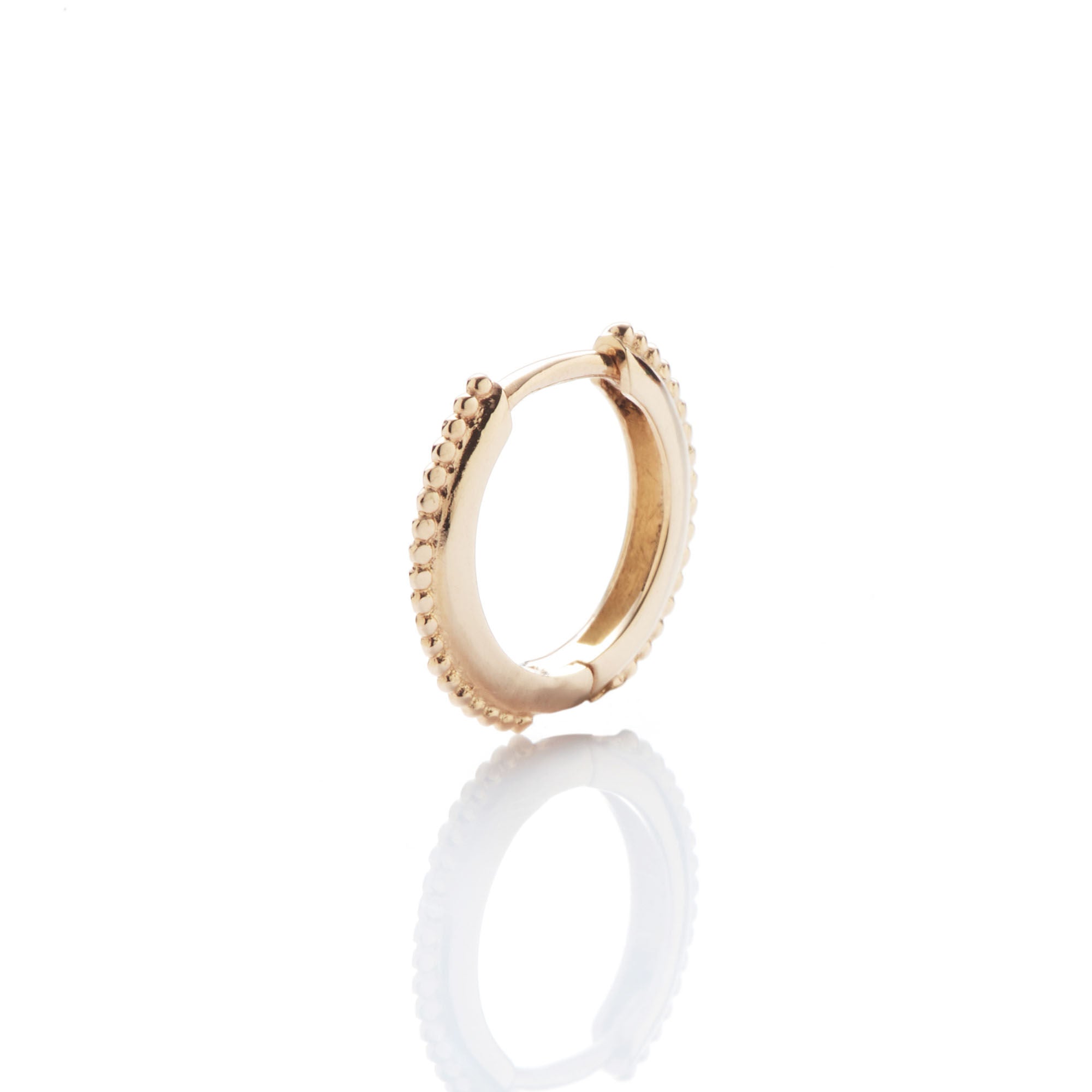 Small Pled Georgia 18K Gold Hoop