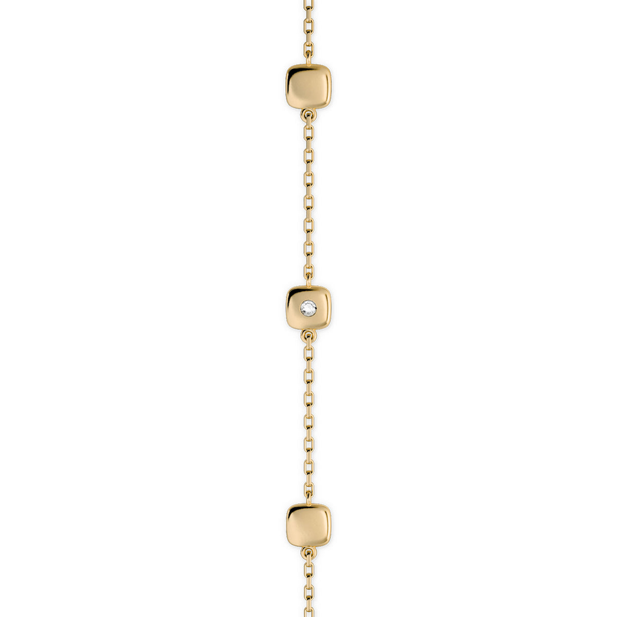 Cube N°6 18K Guld Armbånd m. Diamant