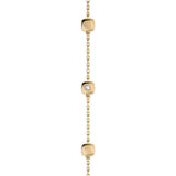 Cube N°6 18K Guld Armbånd m. Diamant