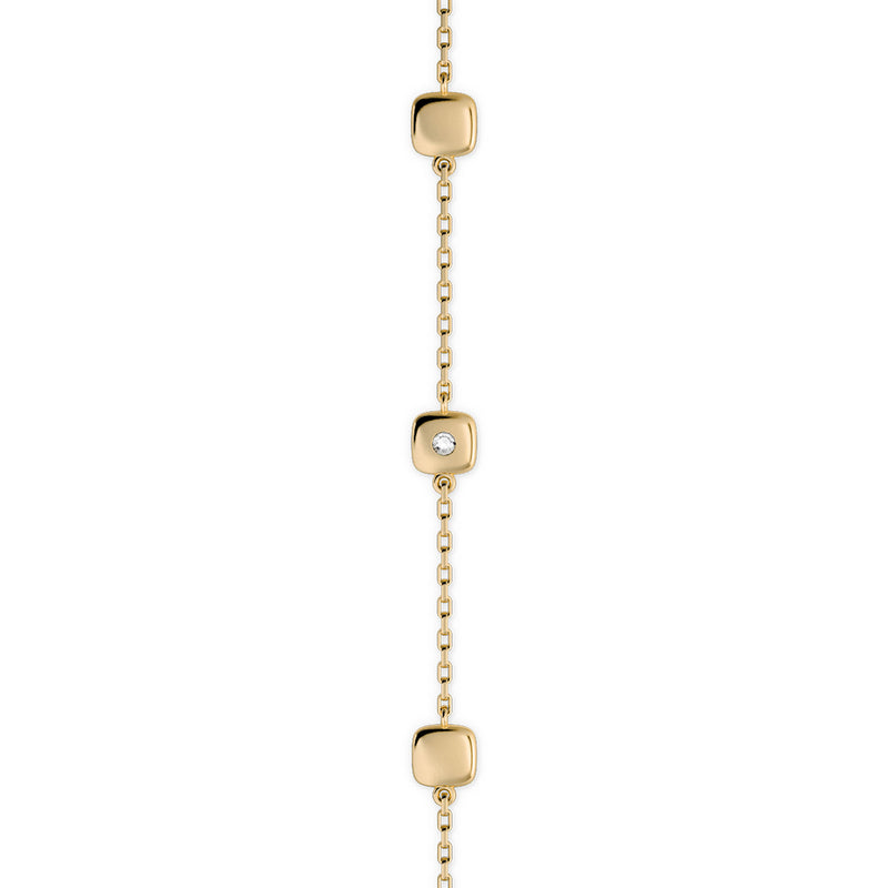Cube N°6 18K Guld Armbånd m. Diamant