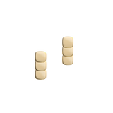 Cube N°7 18k Guld Øreringe