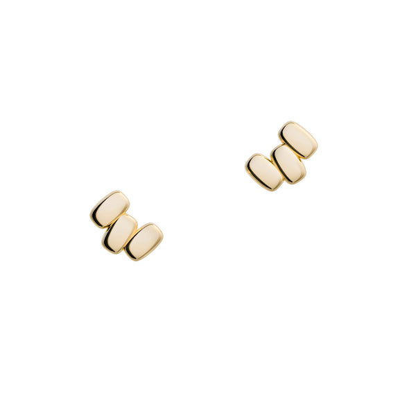 Cube N°3 18k Guld Øreringe